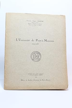 L'université de Pont-à-Mousson