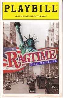 Playbill, North Shore Music Theatre May, 2002: Ragtime The Musical