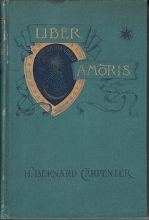 Liber amoris: being the book of love of Brother Aurelius 1886 [Hardcover]