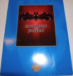 Batman & Robin poster and press release.
