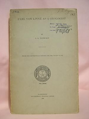 CARL VON LINNÉ AS A GEOLOGIST: FROM THE SMITHSONIAN REPORT FOR 1908, PAGES 711-743