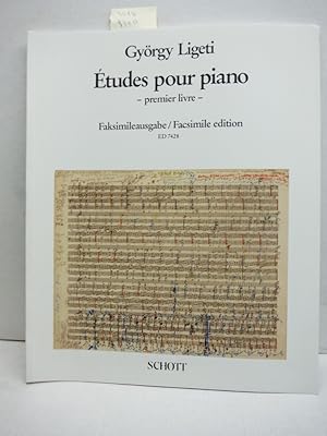 SCHOTT LIGETI GYOERGY - STUDIES FOR PIANO - PIANO Partition classique Piano - instrument a clavie...