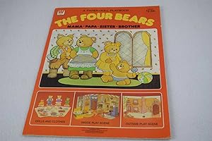 Four Bears, The: Mama, Papa, Sister, Brother - Uncut (#1838-42 A Paper Doll Playbook)