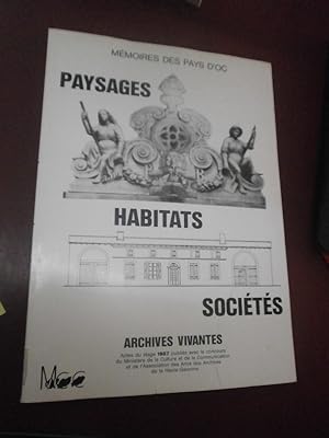 Paysages Habitats Société . L'ethnologie à l'école.