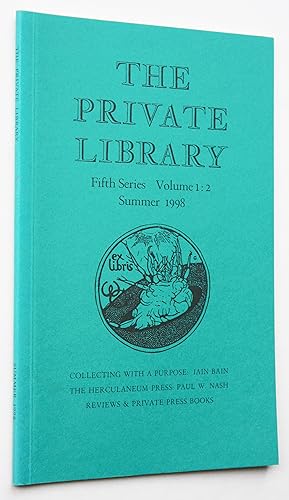 The Private Library Fifth Series Volume 1:2