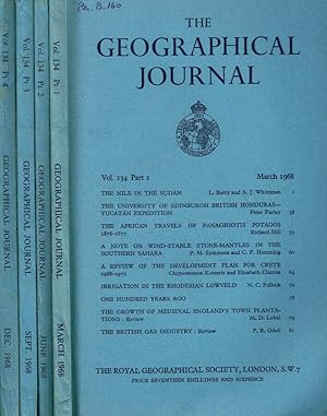 The Geographical Journal. Vol.134, anno 1968