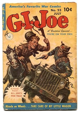 G.I. Joe #23 1953- Ziff Davis Golden Age- VG