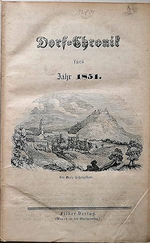 Dorf-Chronik fürs Jahr 1851 - VI. Jahrgang.
