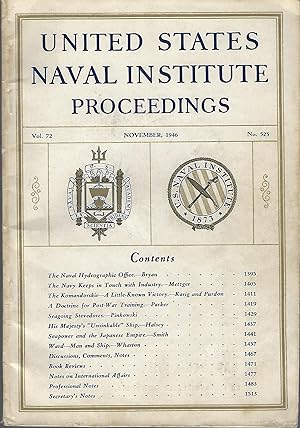 United States Naval Institute Proceedings November 1946