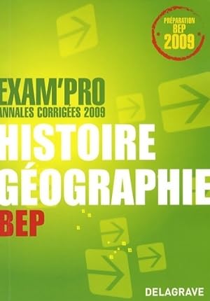 Histoire-g ographie BEP Annales corrig es - Jean Menand