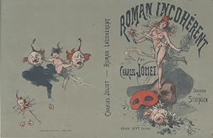 "ROMAN INCOHÉRENT de Charles JOLIET" Affichette originale entoilée CHERET 1887