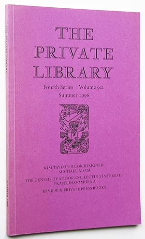 The Private Library Fourth Series Volume 9:2