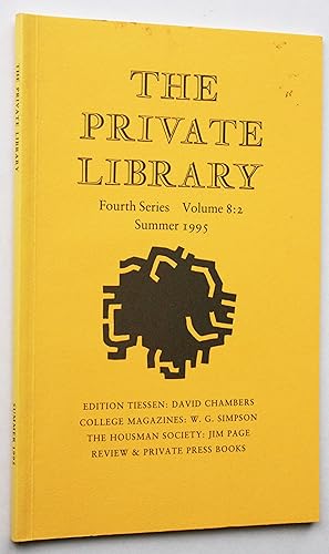 The Private Library Fourth Series Volume 8:2