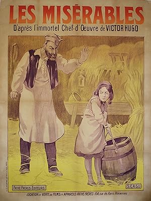 "LES MISÉRABLES" / Réalisé par Albert CAPELLANI en 1912 d'après le roman de Victor HUGO avec Mari...