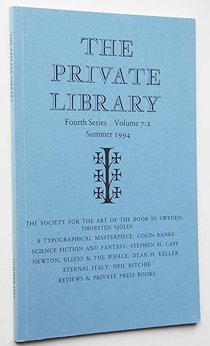 The Private Library Fourth Series Volume 7:2
