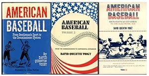 American Baseball; 3 volumes, complete: "From the Gentleman's Sport.; From the Commisioners.; Fro...