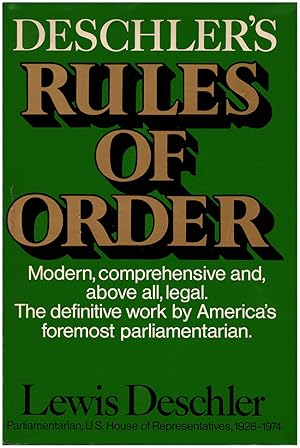 Deschler's Rules of Order