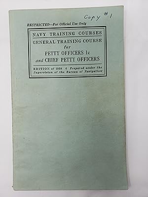 Navy Training Courses: General Training Course for Petty Officers 1c and Chief Petty Officers