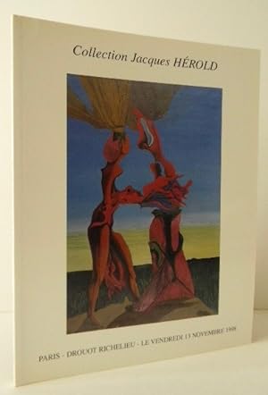 COLLECTION JACQUES HEROLD. Catalogue de la vente à Drouot le 13/11/1998 des tableaux, lettres et ...