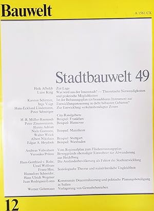 Bauwelt 12/1976. Stadtbauwelt 49. THEMA: Stadtentwicklung.