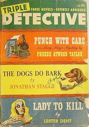 Triple Detective / Fall, 1947 / Vol 1, No. 3 / Three Novels -- Expertly Abridged