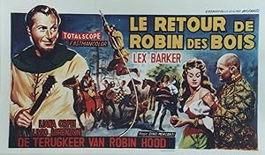 "LE RETOUR DE ROBIN DES BOIS" IL CAVALIERE DAI CENTO VOLTI / Réalisé par Pino MERCANTI en 1960 av...