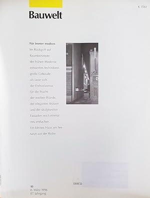 Bauwelt 10/1996. THEMA: Für immer modern. Französische Architektur.