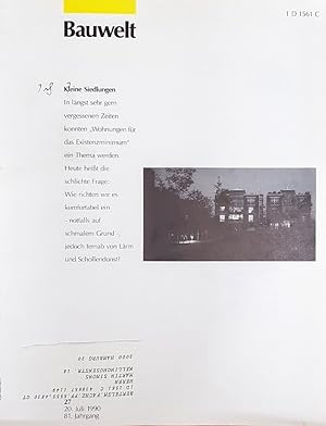 Bauwelt 27/1990: Württembergische Handelsbank Stuttgart. Renzo Piano. Potsdamer Platz und Daimler...