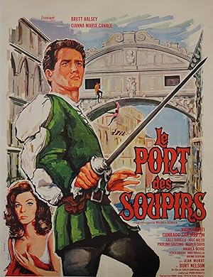 "LE PONT DES SOUPIRS (IL PONTE DEI SOSPIRI)" Réalisé par Piero PIEROTTI en 1964 d'après le roman ...