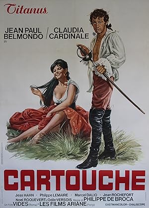 "CARTOUCHE" Réalisé par Philippe DE BROCA en 1961 avec Jean-Paul BELMONDO, Claudia CARDINALE / Af...