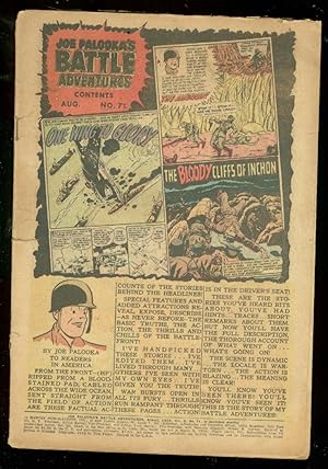 JOE PALOOKA #71 1952-HARVEY COMICS-HAM FISHER-WAR ISSUE FR