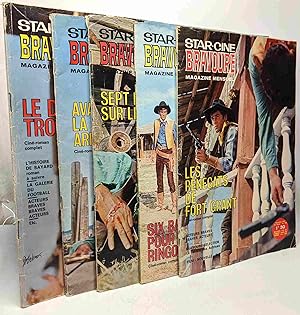 Star-Ciné Bravoure 5 numéros de 1967: n°124 Février + n°125 Mars + n°130 août + n°132 Octobre + n...