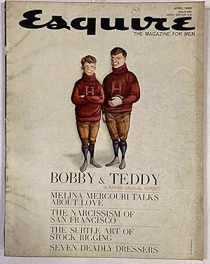 Esquire: The Magazine For Men. Volume LVIII Number 4. April, 1962