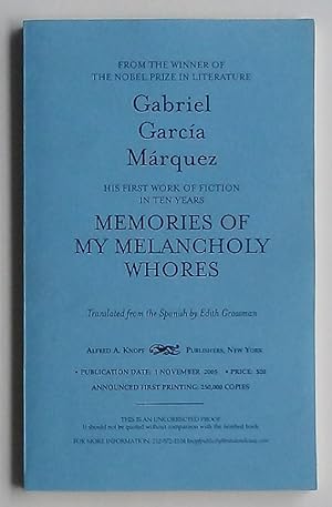 Memories of My Melancholy Whores {Uncorrected Proof}