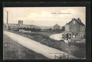 Carte postale Oissel, Rue Octave-Fauquet, vue de la rue