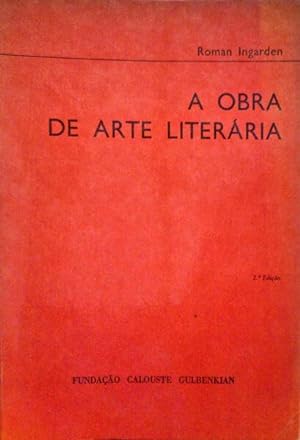 A OBRA DE ARTE LITERÁRIA.