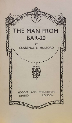 The Man from Bar-20