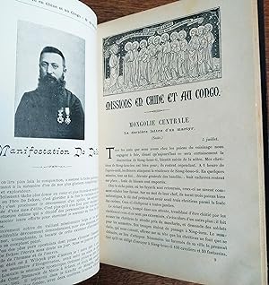 MISSIONS EN CHINE ET AU CONGO (1900-1901) 2 volumes