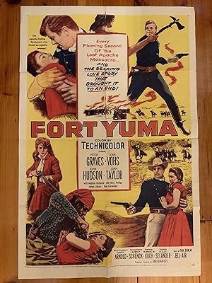 Fort Yuma One Sheet 1955 Peter Graves, Joan Vohs