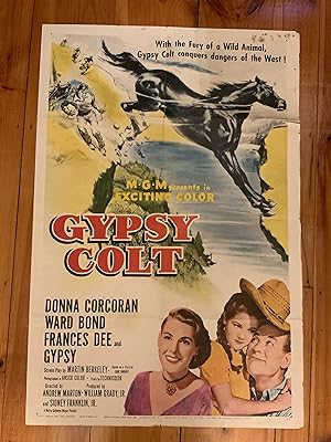 Gypsy Colt One Sheet 1954 Donna Corcoran, Ward Bond, Frances Dee