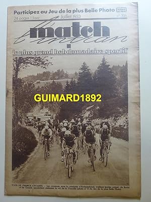 Match Intran n°356 4 juillet 1933