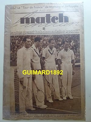 Match Intran n°365 5 septembre 1933