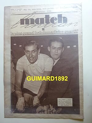 Match Intran n°384 16 janvier 1934