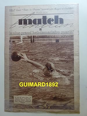 Match Intran n°420 28 août 1934