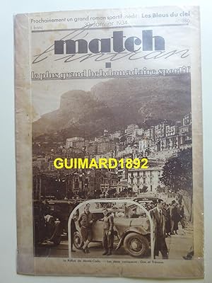 Match Intran n°386 30 janvier 1934