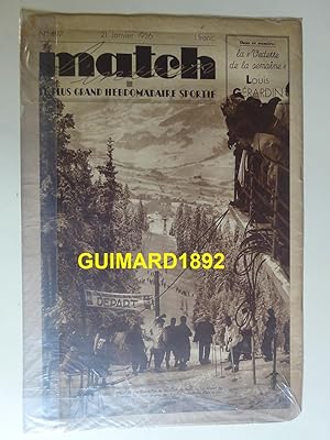 Match Intran n°497 21 janvier 1936