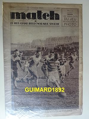 Match Intran n°484 22 octobre 1935