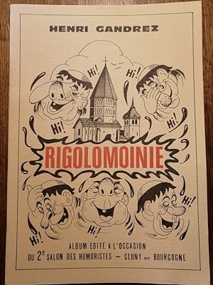 Rigolomoinie Salon des humoristes de Cluny BD 1986 - GANDREZ Henri - Humour sur les moines le vin