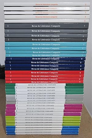 Revue de Littérature Comparée : 41 numéros [sur 42] de Janvier 1991 à Juin 2001 soit 10 ans et de...