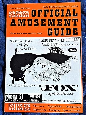 Official Amusement Guide, San Francisco - Bay Area, Week Beginning April 11, 1968